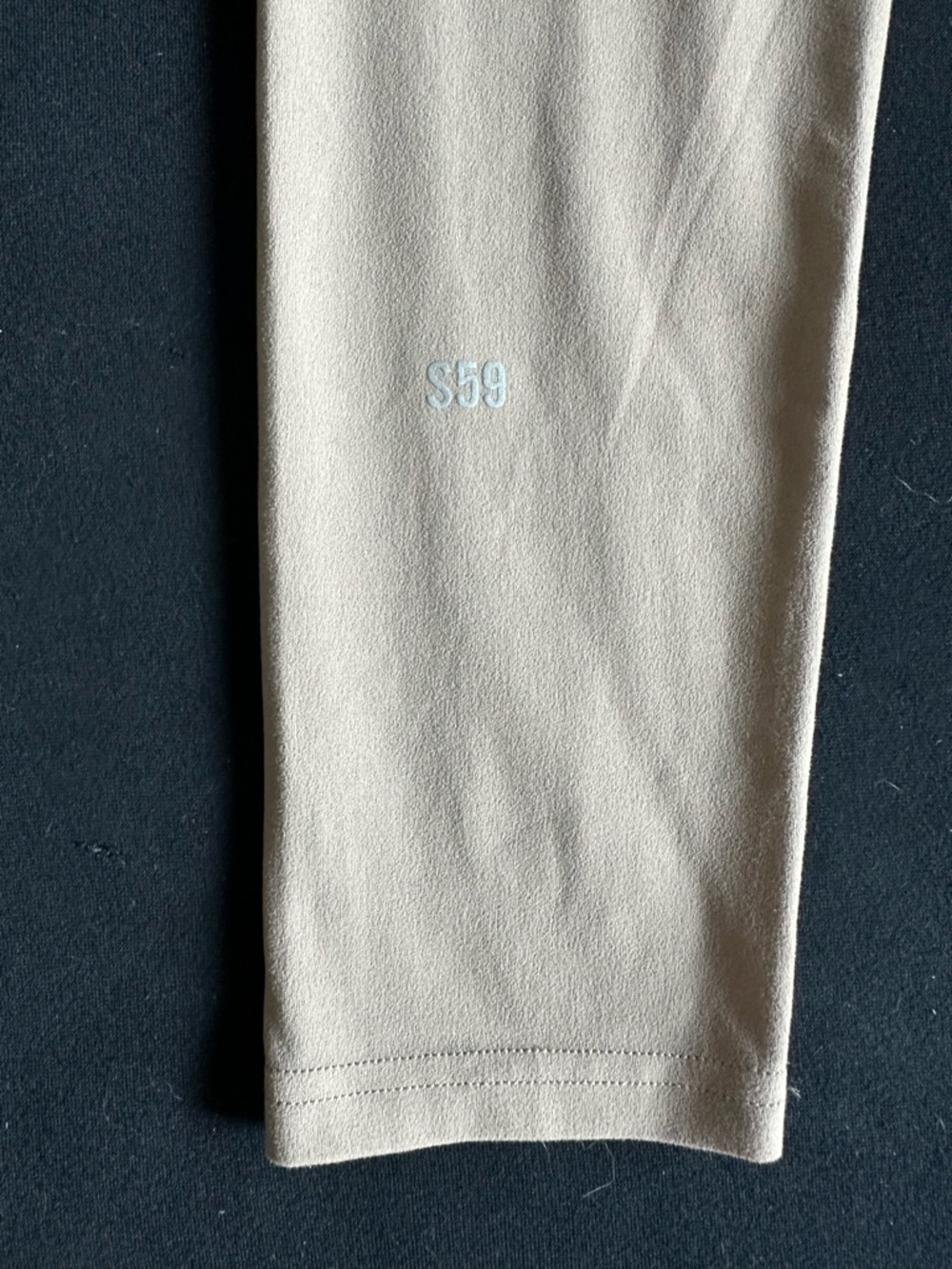 S59 Dual High-Waist Taupe Active Leggings - Women's Slim Fit latte white - Picture 7 of 12